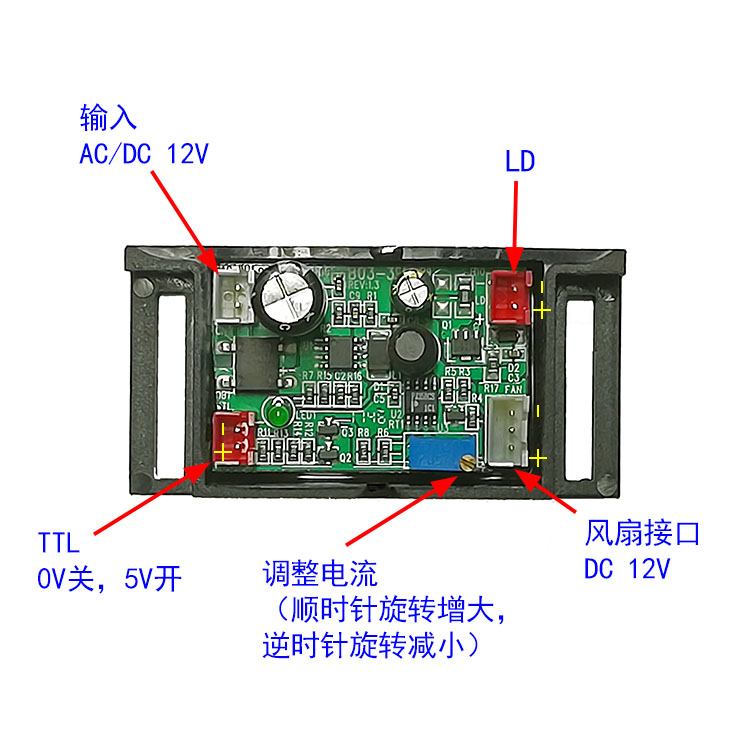 Driver 638nm 90mW